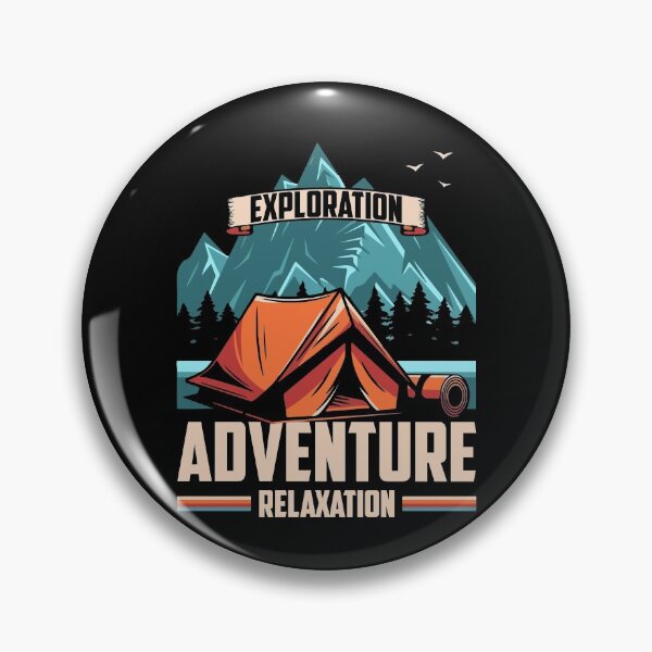 Aperçu de l'œuvre Exploration Aventure Détente Camping Randonnée créée et vendue par Dressed For Duty.