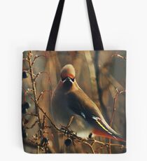 Bohemian Waxwing Tote Bag