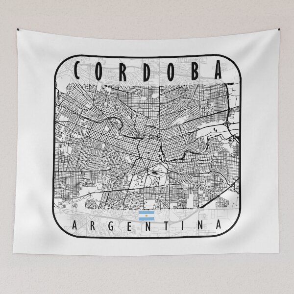 Item preview, CORDOBA MAP ARGENTINA designed and sold by hatimelhag.