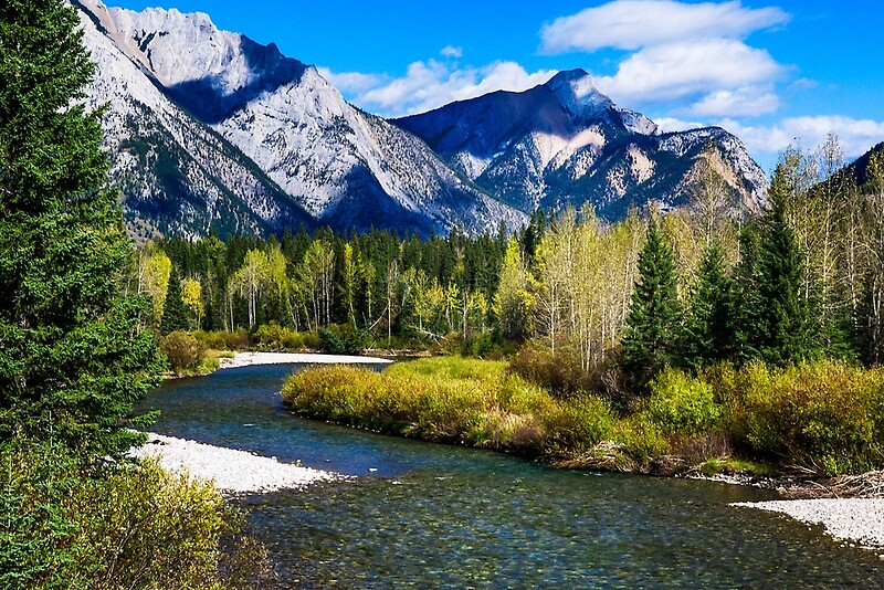"Kananaskis River" by Yukondick Redbubble