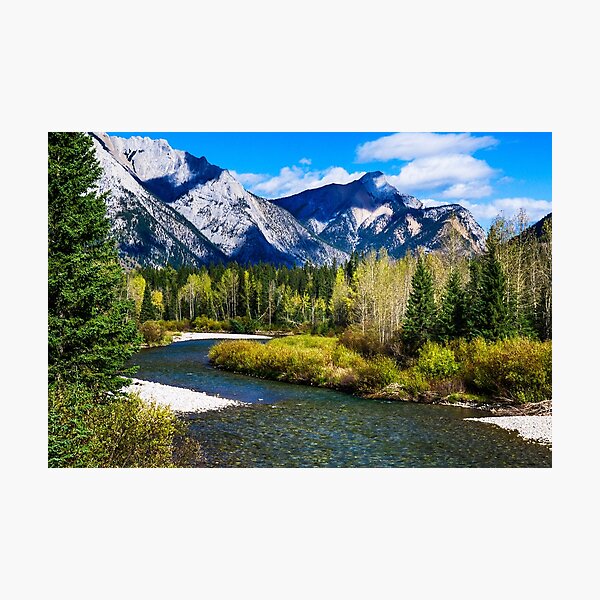 "Kananaskis River" Photographic Print for Sale by Yukondick Redbubble