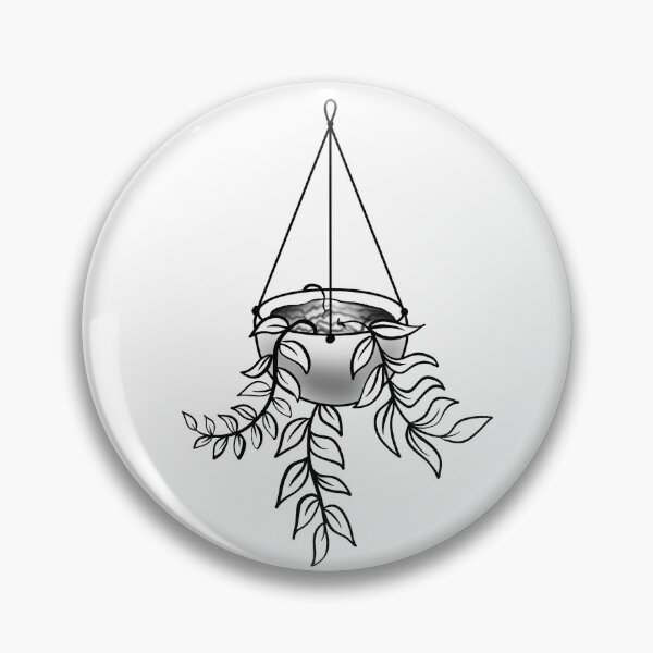 Item preview, Hanging planter sticker designed and sold by Calli Harris.
