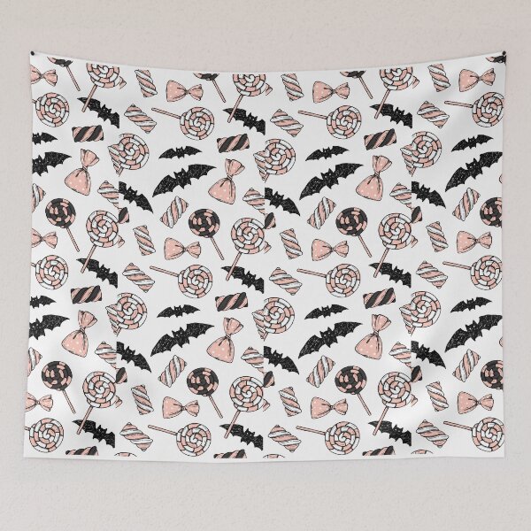 Item preview, bat, sweets funny halloween pattern  designed and sold by Pexilus.
