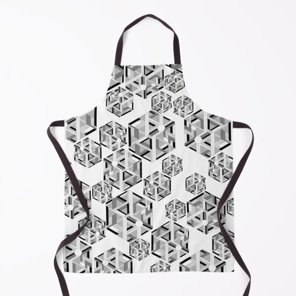 Item preview, Hexagon Black and white Geometric design designed and sold by edrawings38.