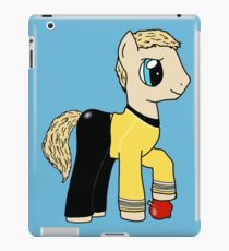 James T Kirk - Pony of the Starship Enterprise iPad Case/Skin