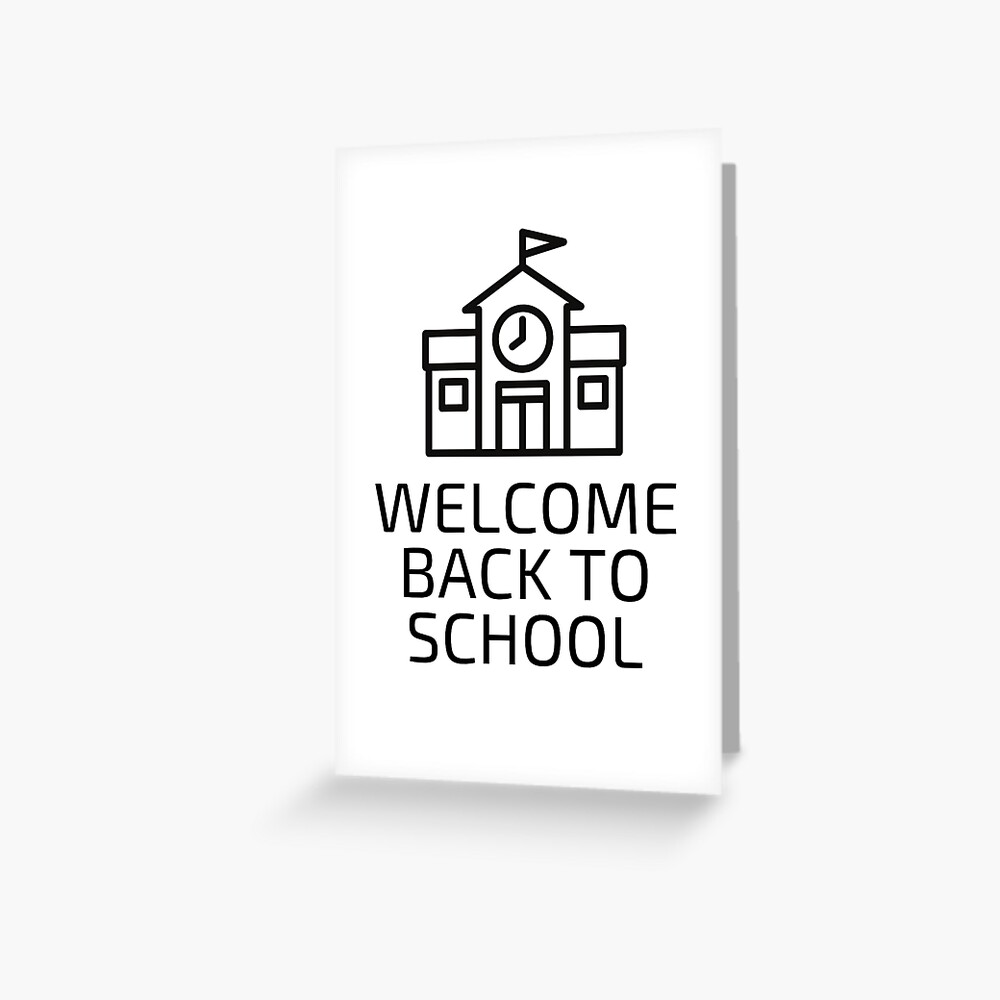 BACK TO SCHOOL 2021, GIRLS AND BOYS" Greeting Card for Sale by