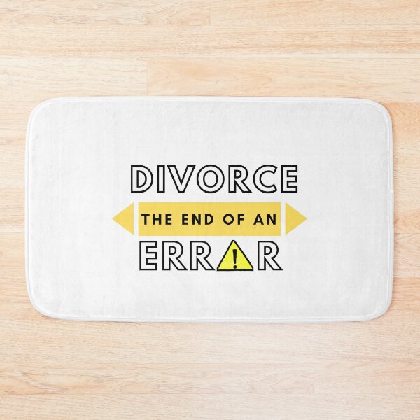 Item preview, Divorce The End of an Error designed and sold by PunnyProducts.