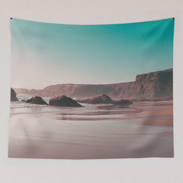 Item preview, Dreamy Blue Sky Cliff by the Sea designed and sold by OiaK.