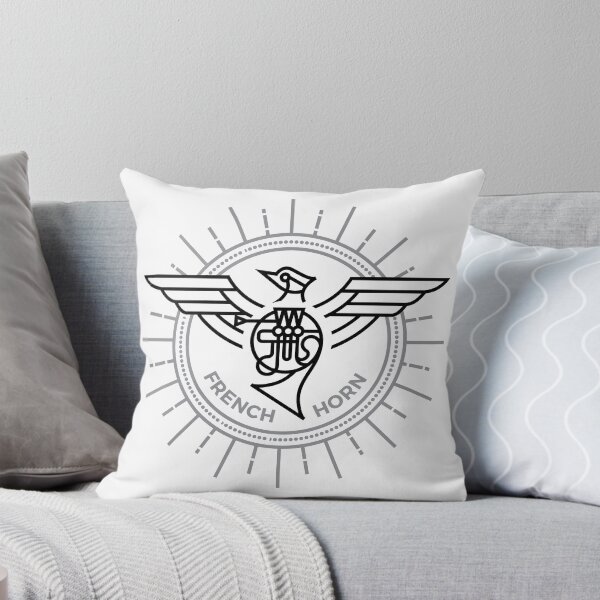 Item preview, French Horn - Black & Gray designed and sold by ShaneCornell.