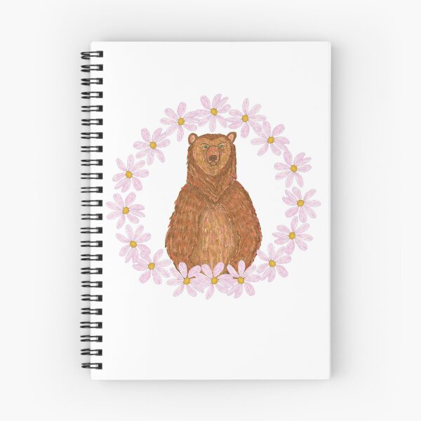 Item preview, Woodland Bear with Daisies designed and sold by DeLislesRT.
