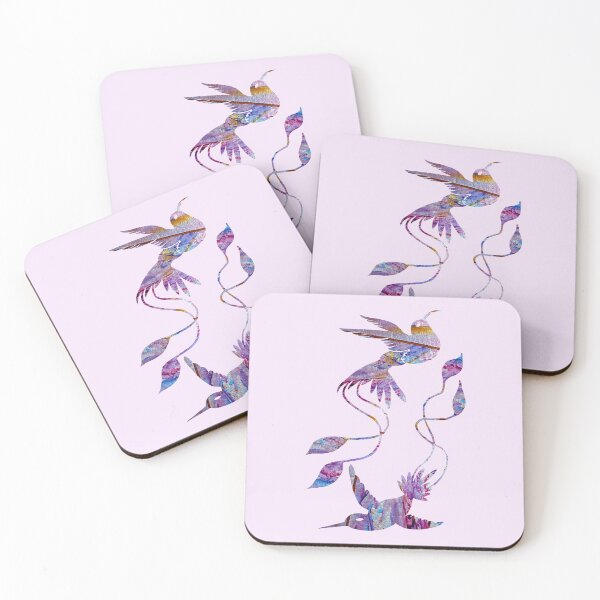 Item preview, Fairy dust dreams abstract hummingbirds designed and sold by TitaCris.