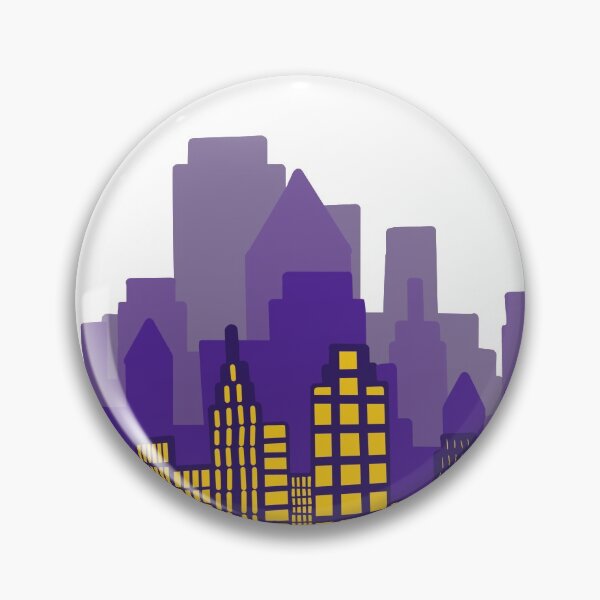 Item preview, Purple Yellow Cityscape Skyline Musical Lyrics designed and sold by Mghoward19.