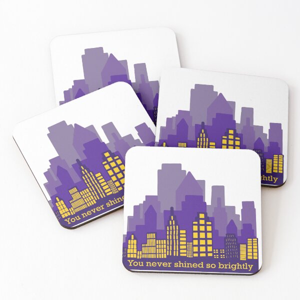 Item preview, Purple Yellow Cityscape Skyline Musical Lyrics designed and sold by Mghoward19.