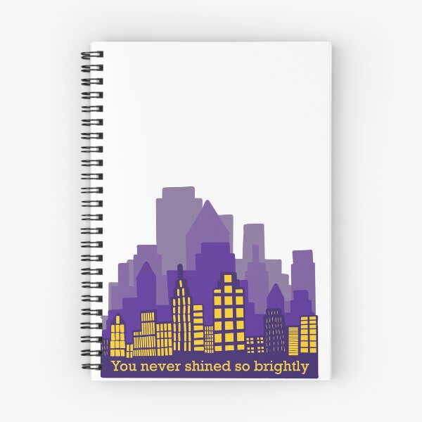Item preview, Purple Yellow Cityscape Skyline Musical Lyrics designed and sold by Mghoward19.
