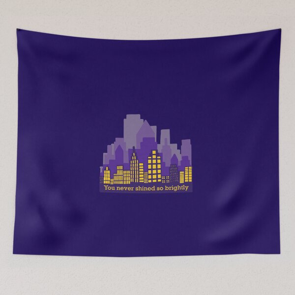 Item preview, Purple Yellow Cityscape Skyline Musical Lyrics designed and sold by Mghoward19.