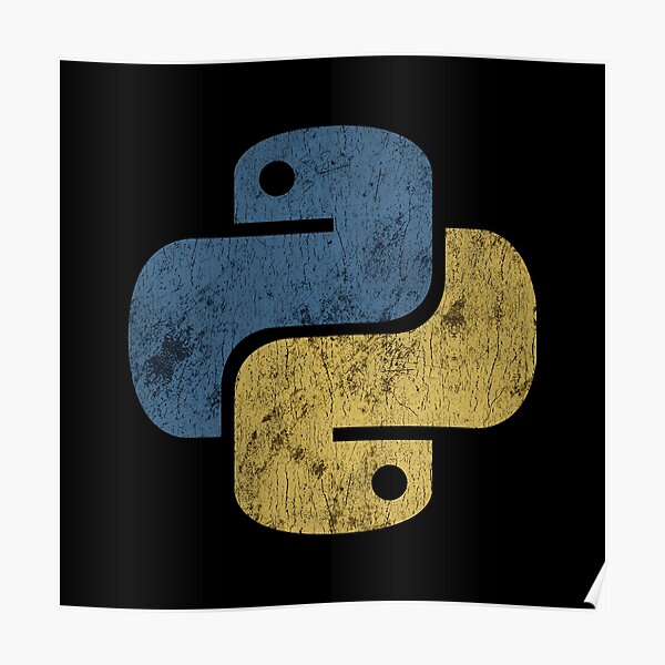 Python Logo Posters | Redbubble