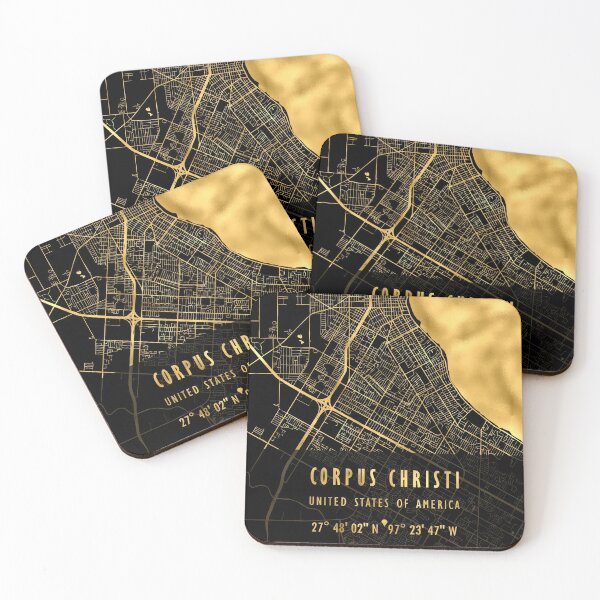 Item preview, CORPUS CHRISTI MAP USA designed and sold by hatimelhag.