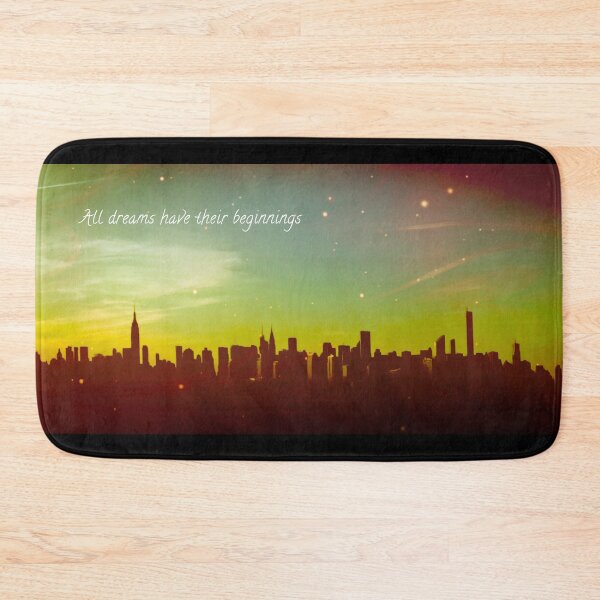 Item preview, All dreams have their beginnings - NYC Skyline designed and sold by Leah McNeir.