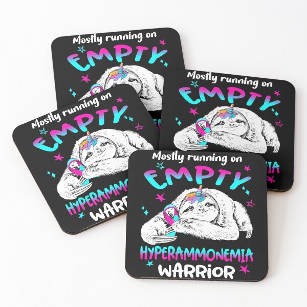 Item preview, Mostly running on Empty Hyperammonemia Warrior designed and sold by ElizabethS809.