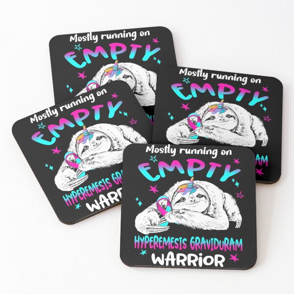 Item preview, Mostly running on Empty Hyperemesis Graviduram Warrior designed and sold by ElizabethS809.