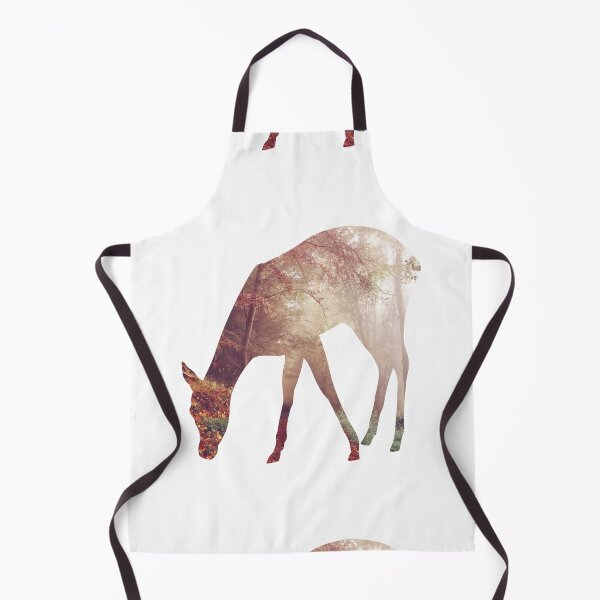 Item preview, Doe Deer with Dawn Misty Morning Forest Woods Silhouette designed and sold by VisionQuestArts.