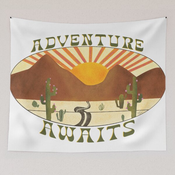 Item preview, Adventure Awaits Desert Landscape designed and sold by Old Urban Farmhouse Design Studio.