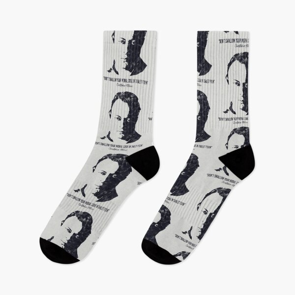 Item preview, Christopher Hitchens Quote (Worn Look) designed and sold by politicalamity.