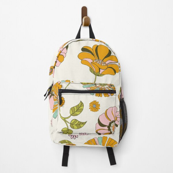 Item preview, 70's Retro Floral Pattern designed and sold by Old Urban Farmhouse Design Studio.