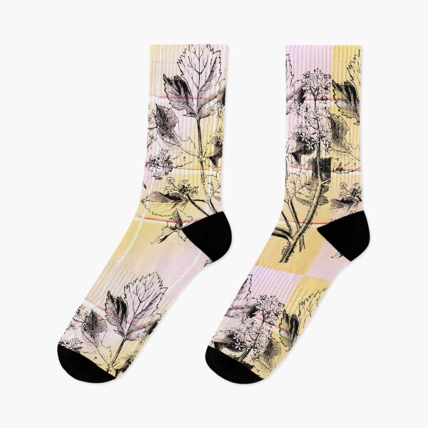 Item preview, Hogweed Plant Pattern Pink and Yellow designed and sold by royalblewitup.