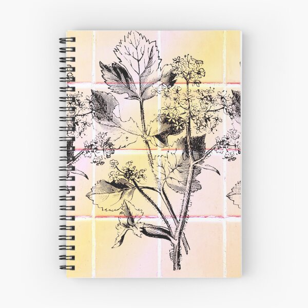 Item preview, Hogweed Plant Pattern Pink and Yellow designed and sold by royalblewitup.