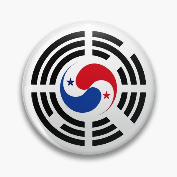 Item preview, Korean Panamanian Multinational Patriot Flag Series designed and sold by Carbon-Fibre Media.