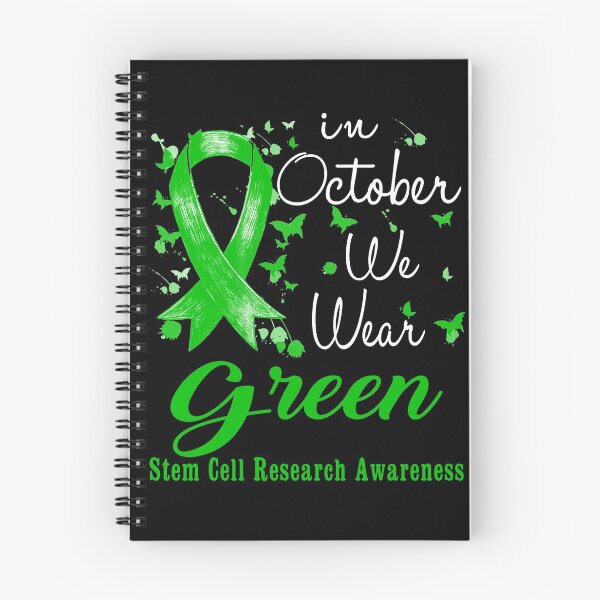 Item preview, In October We Wear Green Ribbon Stem Cell Research Awareness designed and sold by largellie.