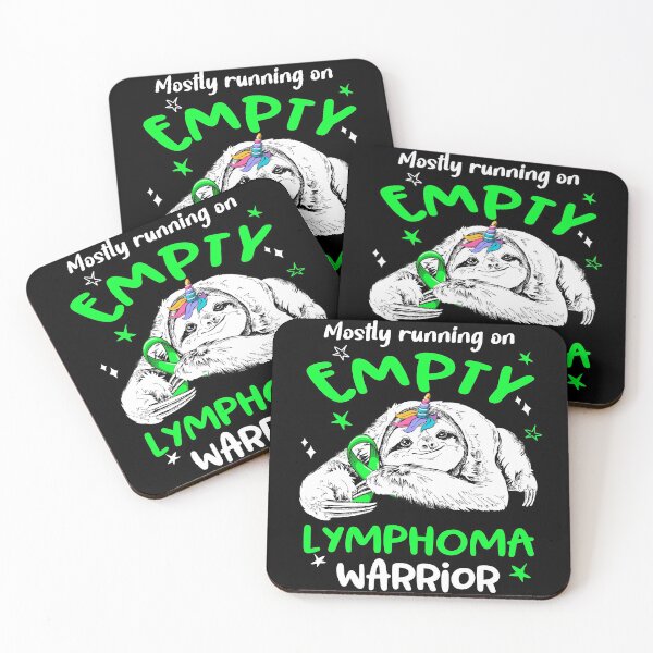 Item preview, Mostly running on Empty Lymphoma Warrior designed and sold by ElizabethS809.
