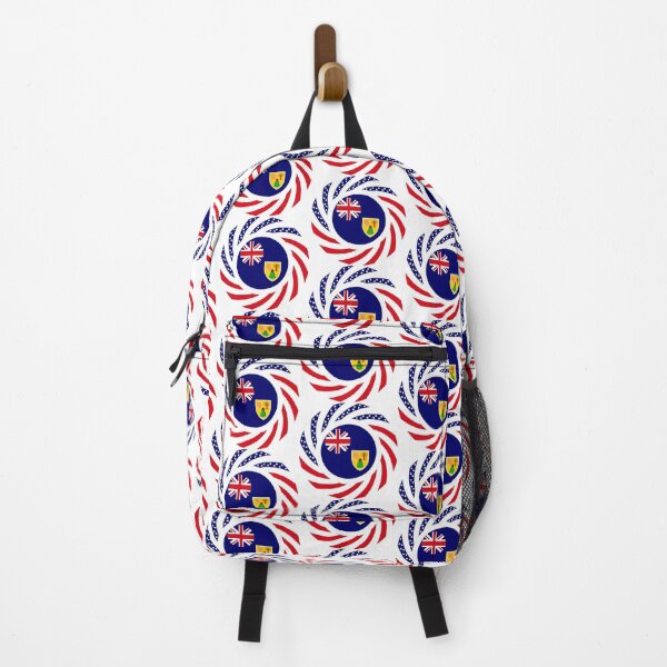 Item preview, Turks & Caicos Islander American Multinational Patriot Flag Series designed and sold by Carbon-Fibre Media.