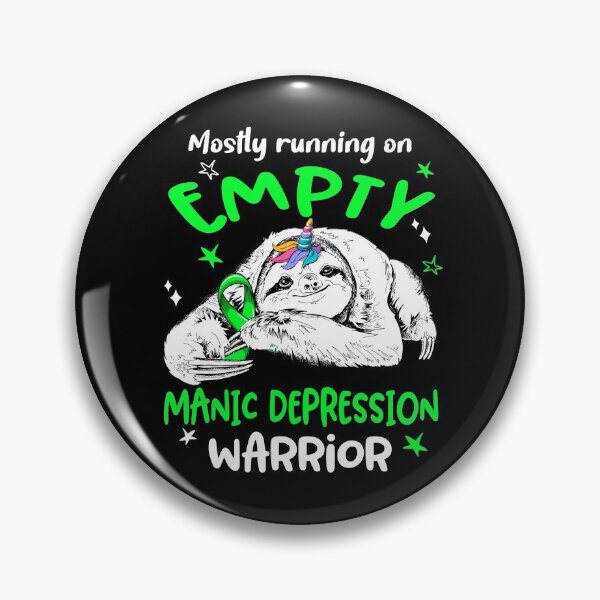 Item preview, Mostly running on Empty Manic Depression Warrior designed and sold by ElizabethS809.