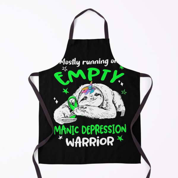 Item preview, Mostly running on Empty Manic Depression Warrior designed and sold by ElizabethS809.