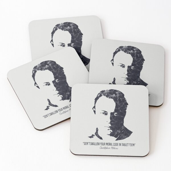 Item preview, Christopher Hitchens Quote (Worn Look) designed and sold by politicalamity.