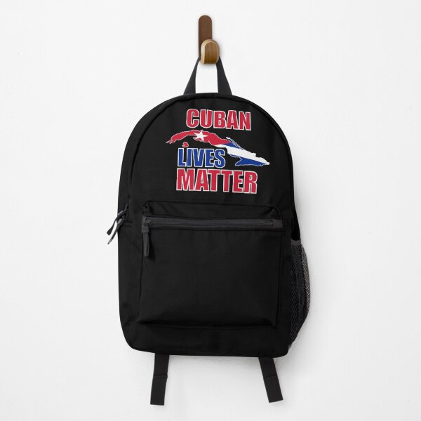 Item preview, Cuban Lives Matter Cuban Flag with Cuba Outline on Black designed and sold by Gsallicat.