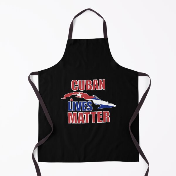 Item preview, Cuban Lives Matter Cuban Flag with Cuba Outline on Black designed and sold by Gsallicat.