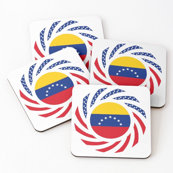 Artikelvorschau, Venezolanisch-amerikanische multinationale Patriot Flag-Serie (7 Sterne) entworfen und verkauft von Carbon-Fibre Media.