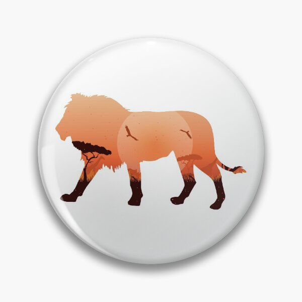 Item preview, Lion Silhouette designed and sold by AnnsGraphics.