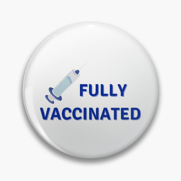 Item preview, Fully Vaccinated Blue designed and sold by fabibar.