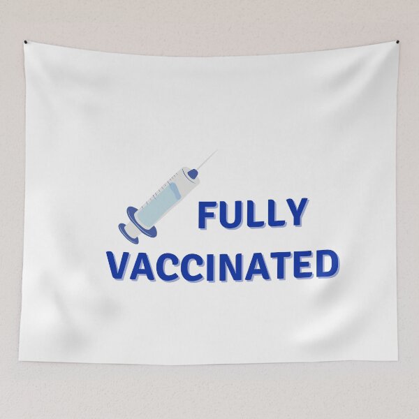 Item preview, Fully Vaccinated Blue designed and sold by fabibar.