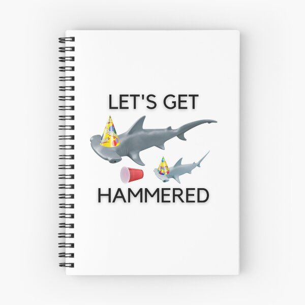 Item preview, Let's Get Hammered - Shark Pun designed and sold by PunnyProducts.