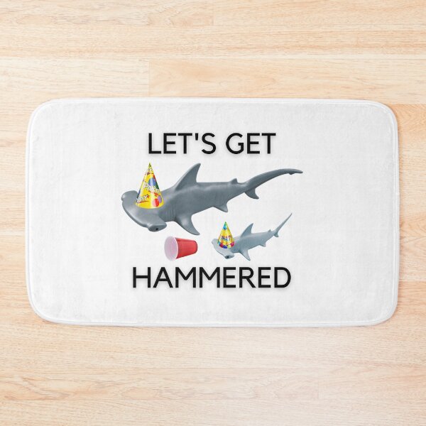 Item preview, Let's Get Hammered - Shark Pun designed and sold by PunnyProducts.
