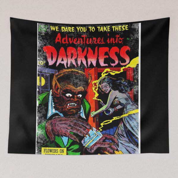 Item preview,  Vintage horror comic Adventures into Darkness. designed and sold by beachcamper.