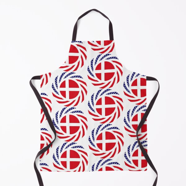 Item preview, Danish American Multinational Patriot Flag Series designed and sold by Carbon-Fibre Media.
