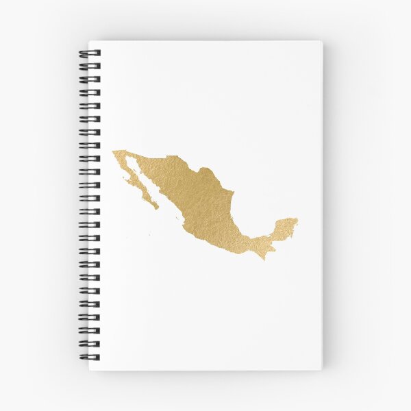 Item preview, Gold mexico map designed and sold by AnnaGo.