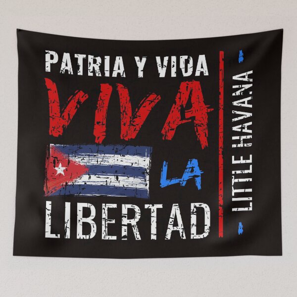 Item preview, Patria y vida | Viva la libertad | Little Havana | Vintage | Black  designed and sold by NoirOwned.