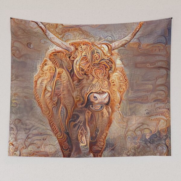 Item preview, Redreaming Highland Cattle designed and sold by WENDY BANDURSKI-MILLER.